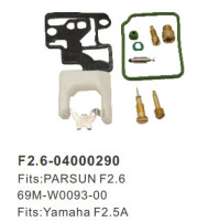 Outboard Marine Carburetor Tune-Up Kits for Parsun F2.6 / Yamaha F2.5a 4 Stroke - 69M-W0093-00 - F2.6-04000290 Parsun